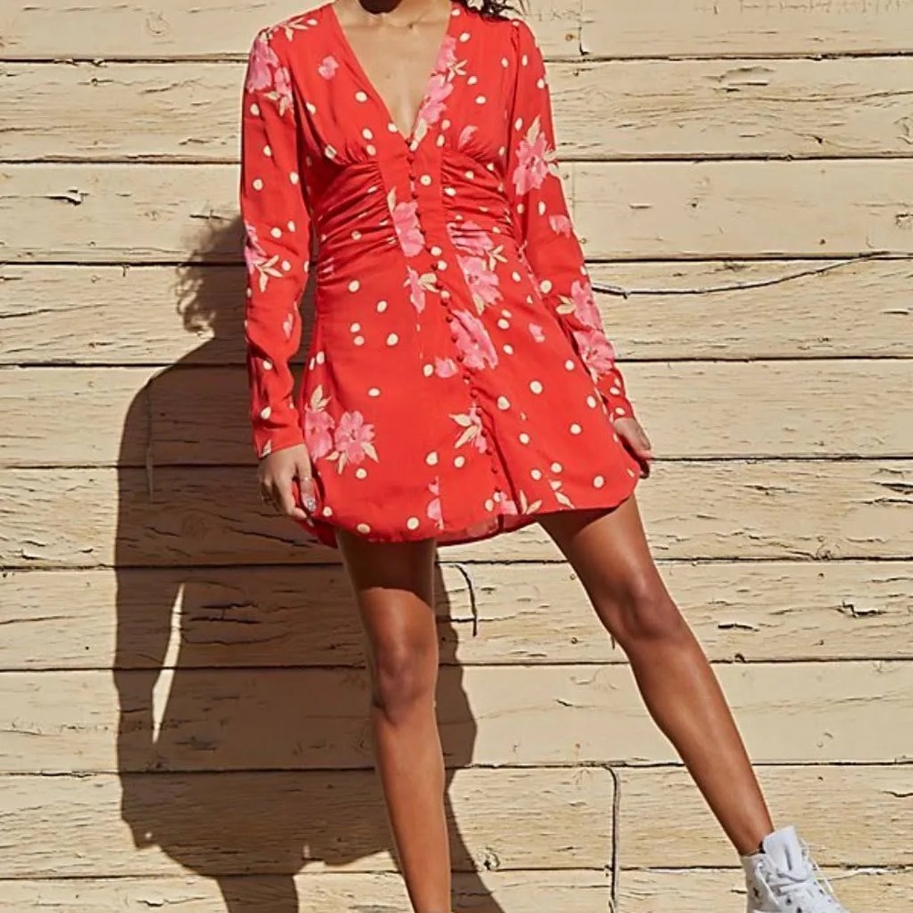 NWT Free People Date Night Mini Dress Sz M